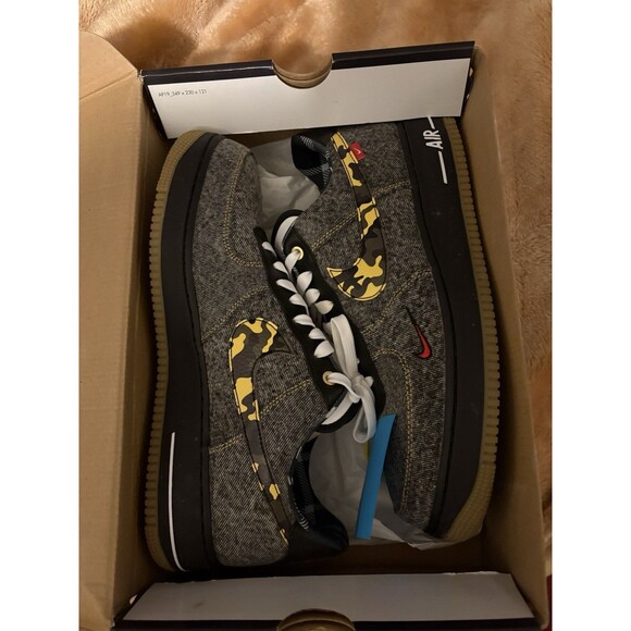 Nike Air Force 1 ‘07 LV8 1 Low \'Camo Denim Remix\' DB1964-001  Men Size 12 main image 4